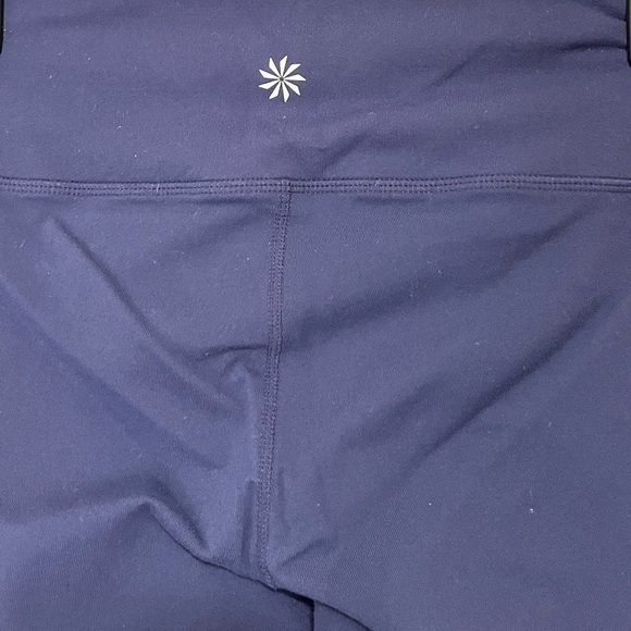 Athleta Navy Leggings with Royal Blue Stripe Size Small - Picture 4 of 9